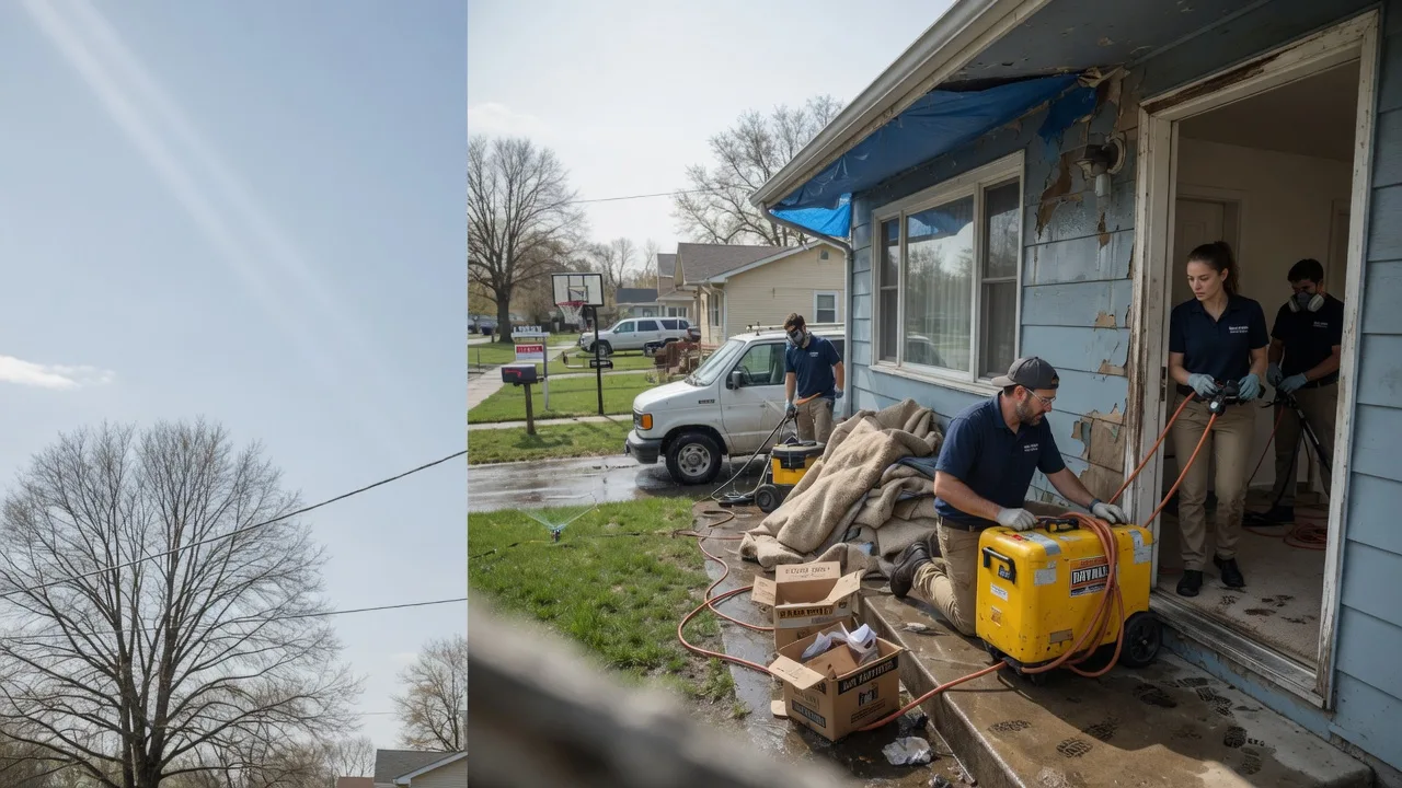 Basement Flood Cleanup in Owensville, OH near me